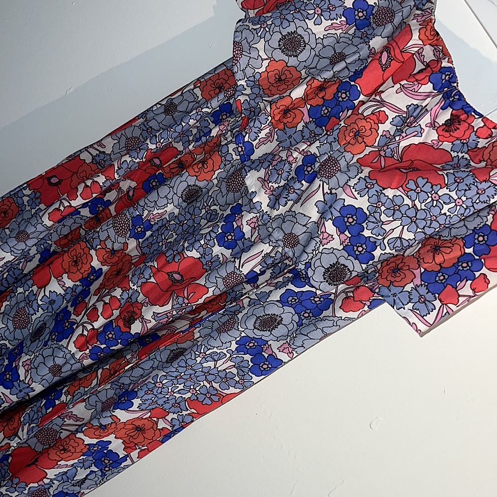 Floral strapless, maxi dress